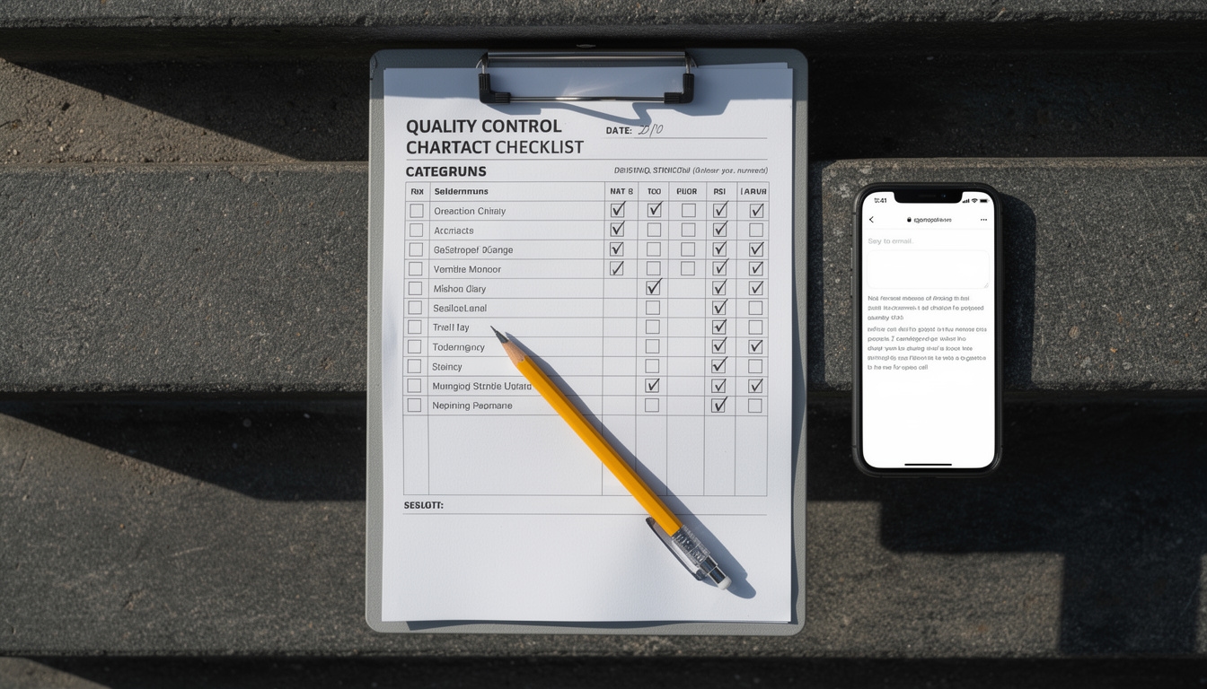 Qualitätssicherung durch monatliche Checkliste bei Vandelos